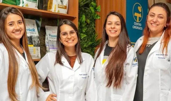 Equipe de veterinárias do Vet Paulistano
